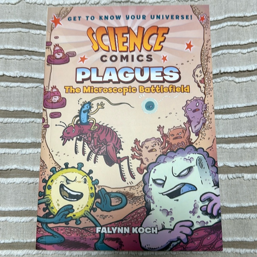 Like New Science Comics Book - Plagues The Microscopic Battlefield